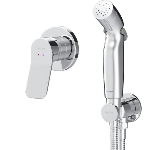 Изображение товара Гигиенический набор для скрытого монтажа AM.PM X-Joy со смесителем для душа F40H85A00