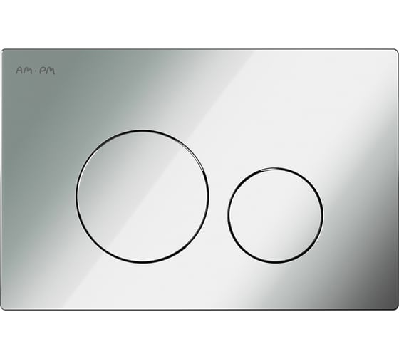 Изображение товара Пневматическая клавиша для инсталляции AM.PM Pro L пластик, глянцевый хром I049051