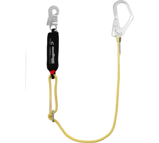 Изображение товара Веревочный одинарный регулируемый с амортизатором строп VENTO «aК12p огнеупорный» vnt aК12p