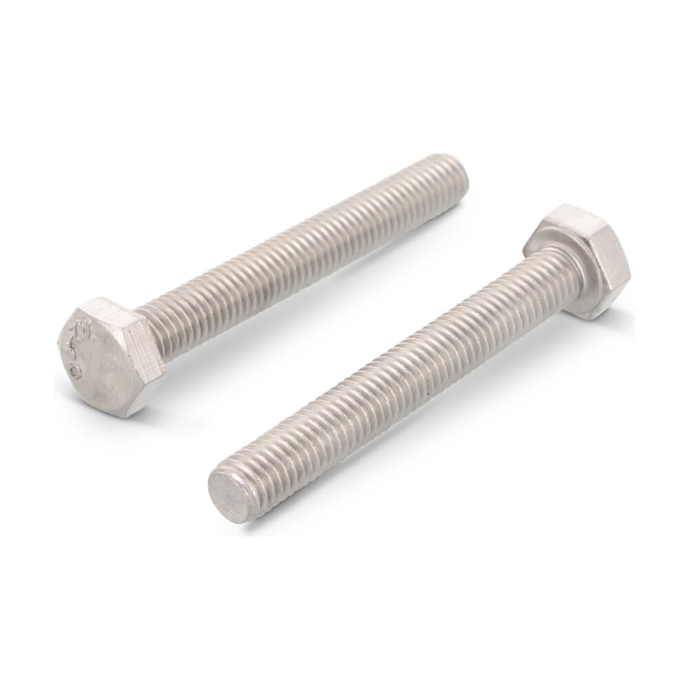 Изображение товара Болт Metiz-A2 DIN 933 M5x20 мм нержавеющий шестигранный 10 шт