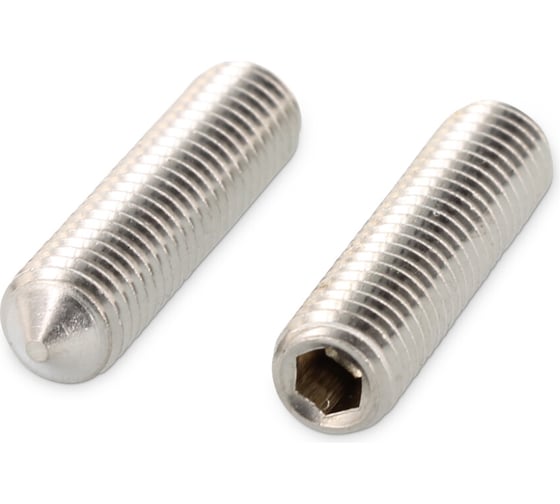 Изображение товара Винт установочный METIZ-A2 DIN 914 M5x10 мм, А2, нержавеющий внутренний шестигранник, 100 шт. 9142510 100