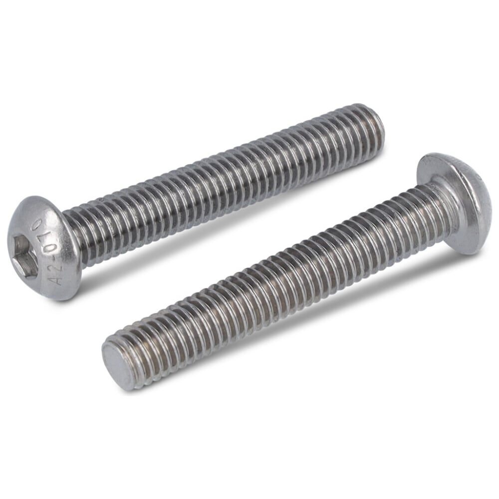 Изображение товара Винт Metiz-A2 ISO 7380-1 M4x20 с полукруглой головкой, 10 шт.