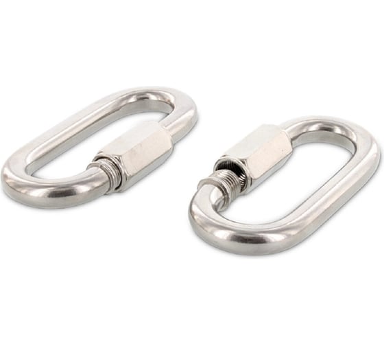 Изображение товара Карабин METIZ-A2 ART.9077 6 мм, А4, нержавеющий, винтовой, 1 шт. 907746 1