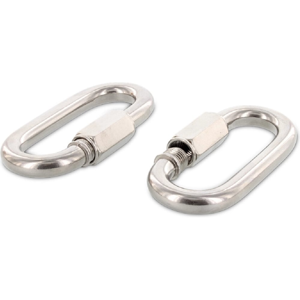 Изображение товара Карабин METIZ-A2 ART.9077 4 мм, нержавеющий, винтовой, 1 шт.