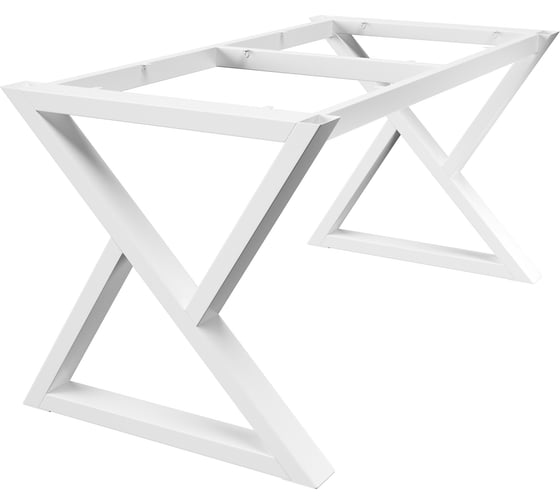 Изображение товара Подстолье для стола Граф Держалкин ножки X-образные, 1200 белый Nog-X-1200-б