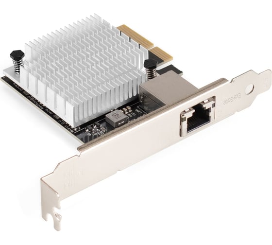 Изображение товара Сетевой адаптер ExeGate EXE-107S PCI-E x4 v3.0, 1xRJ45, UTP 100Mbps 1000Mbps 2.5Gbps 10Gbps Marvell AQC107S 296225