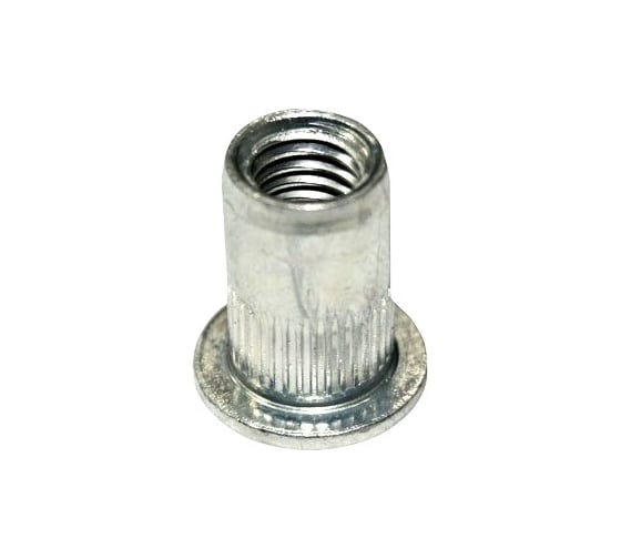 Изображение товара Заклепка-гайка ЦКИ М3 плоск. рифл. СТ. Ц BRALO, 25 шт. 18598