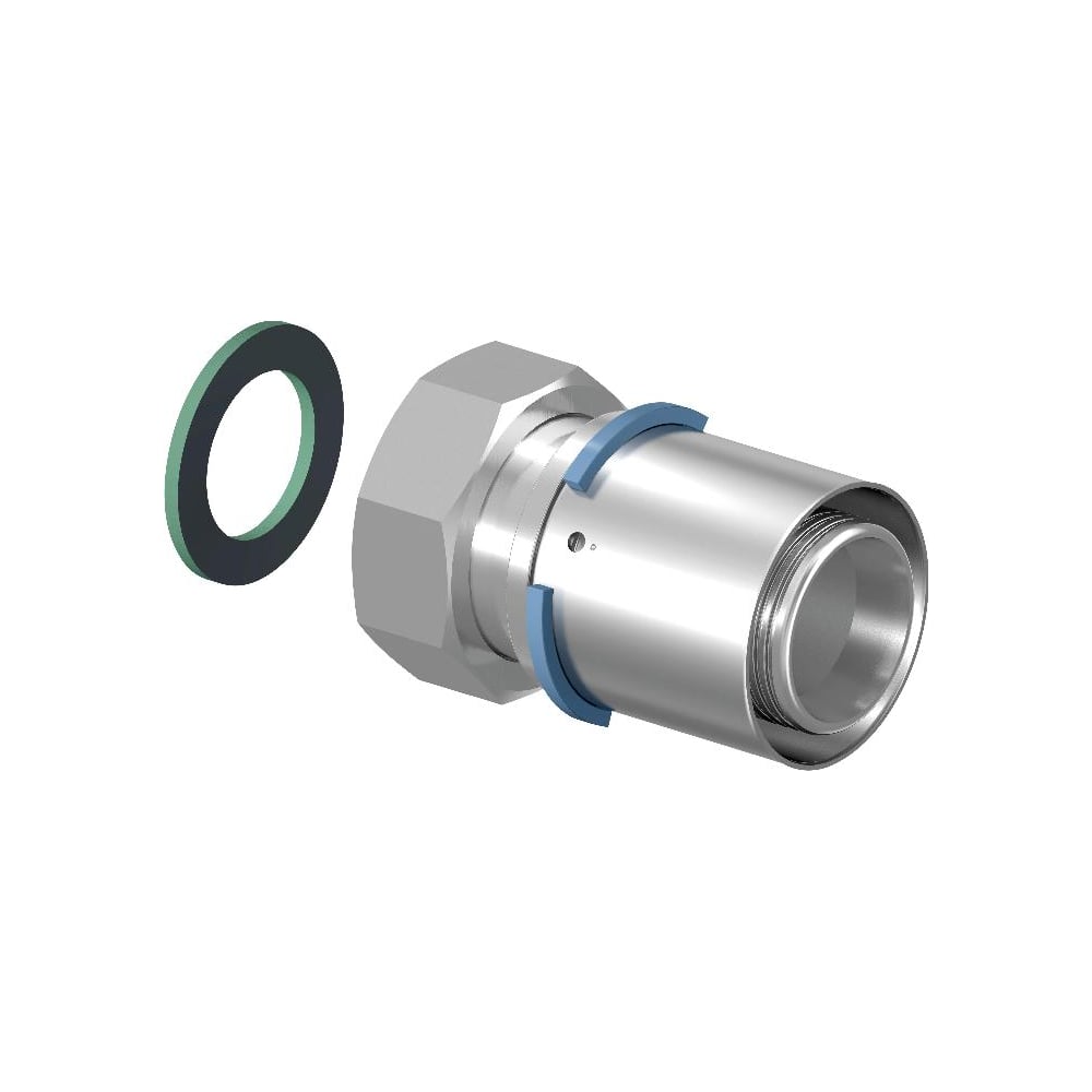 фото Штуцер uponor s-press plus 25-g1, с накидной гайкой 1070607