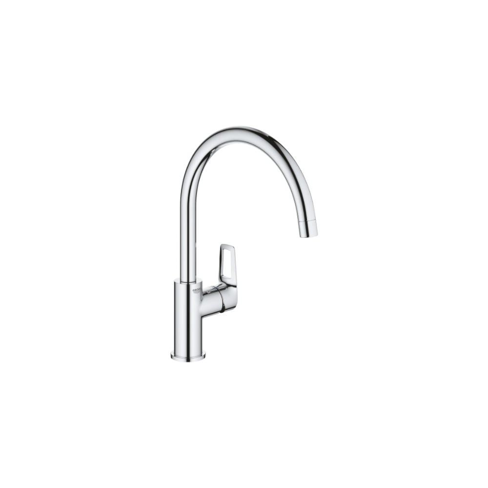 Изображение товара Смеситель для мойки Grohe BauLoop с высоким C-образным изливом, картридж 28 мм 31232001 Изображение товара Смеситель для мойки Grohe BauLoop с высоким C-образным изливом, картридж 28 мм 31232001