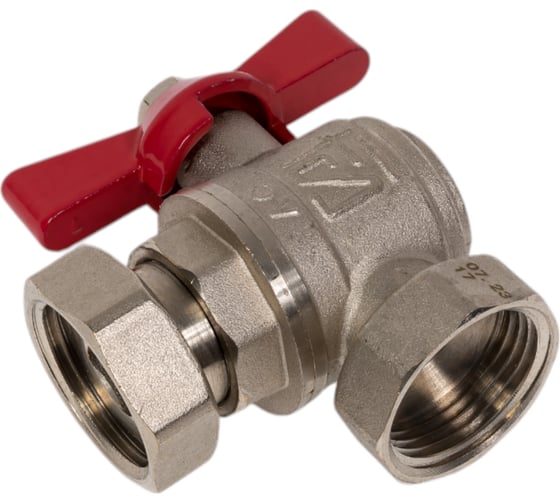 Изображение товара Шаровой кран STI угловой, накидная гайка, для котлов Г/Г 25 ТТ000018039