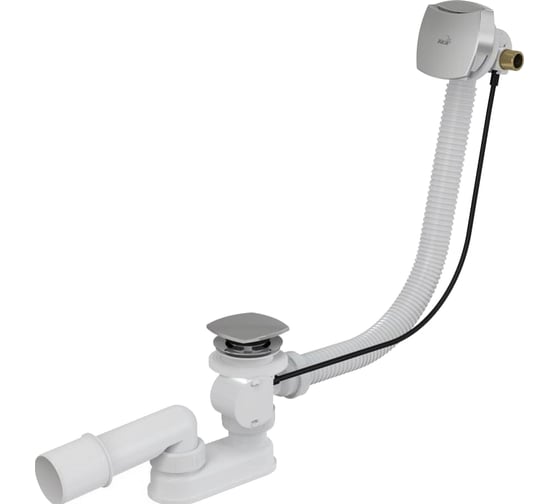 Изображение товара Слив-перелив для ванны RIHO полуавтоматический, с наполнением, 80 см 208880