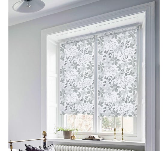 Изображение товара Рулонные шторы Эскар Торонто, серый, 50x160 см 7514050160