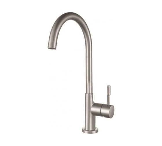 Изображение товара Смеситель для кухни Aquanet сталь, сатин AF210-41S Steel 00225488