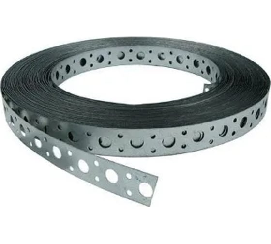 Изображение товара Монтажная перфорированная лента ЦКИ прямая 12x0.7 СТ. Ц 25 м 43545