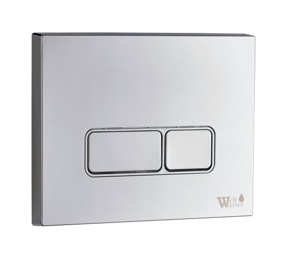 Изображение товара Кнопка нажимная для инсталляции WeltWasser WW MARBERG 410 SE CR хром, квадратная 10000005951