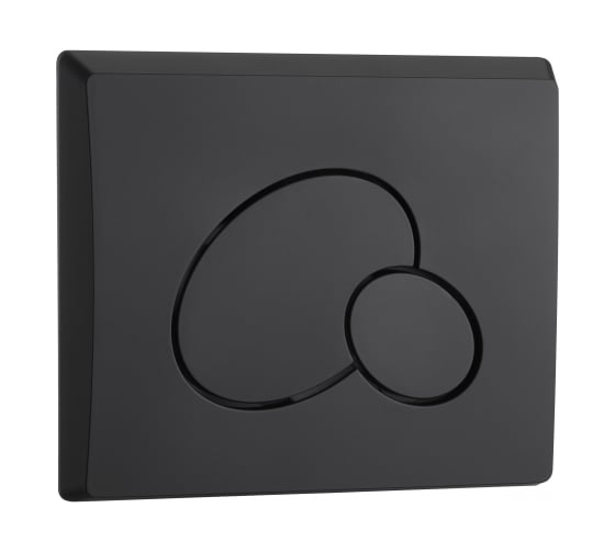 Изображение товара Кнопка нажимная для инсталляции WeltWasser WW MARBERG 410 RD MT-BL черная матовая, круглая 10000010234