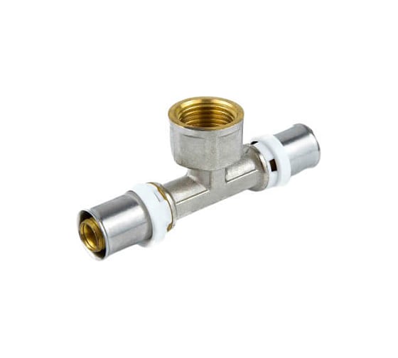 Изображение товара Тройник STI пресс, латунь ДН 16x1/2"х16 ВР ТТ000003249