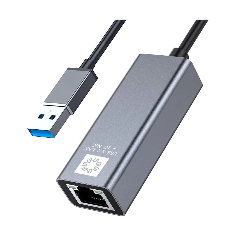 Изображение товара Кабель-адаптер USB 3.0 на RJ45 Ethernet 1 Гбит/с 5Bites UA3-45-13BK