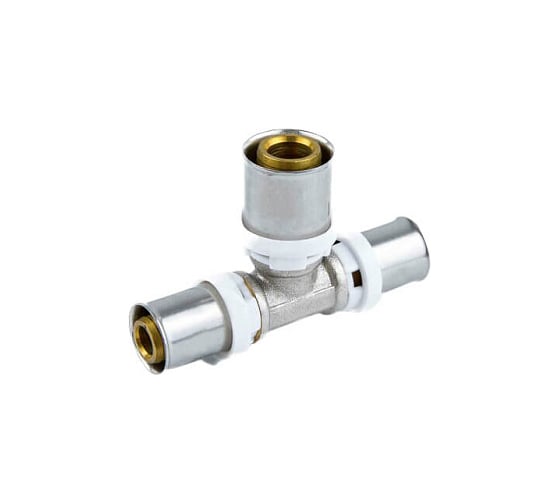 Изображение товара Тройник STI пресс, латунь ДН 16x20x16 переходной ТТ000006085