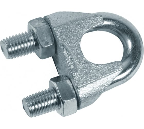 Изображение товара Зажим для стальных канатов BEFAST DIN 741, цинк, 10 мм, 50 шт. 7411050S