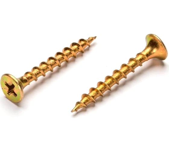 Изображение товара Саморез для крепления ГКЛ к дереву BEFAST желтый цинк, 3,5x55 мм, 10 кг CY03505510S