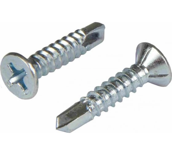 Изображение товара Саморез оконный BEFAST сверло, белый цинк, 3,9x32 мм, 1000 шт. CZ039321000S