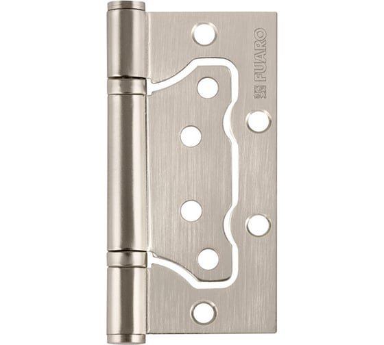 Изображение товара Петля универсальная Fuaro IN4300W SN 300-2BB без врезки, 100x2.5, матовый никель, 2 шт. 29957