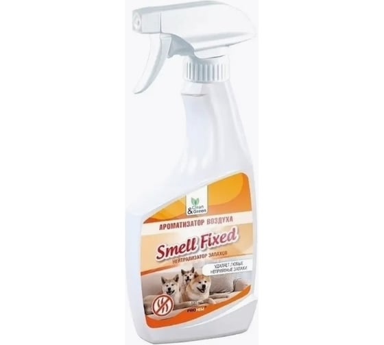 Изображение товара Ароматизатор воздуха Прохим нейтрализатор запаха Smell Fixed (триггер) 500 мл Clean&Green CG8081