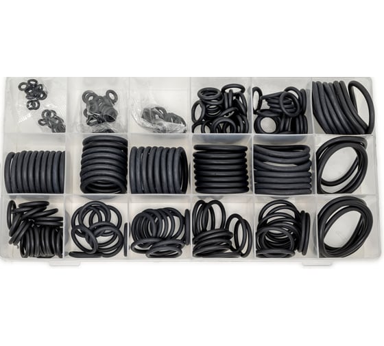 Изображение товара Набор уплотнительных колец МаякАвто 5/32"-1-7/16", в кейсе 222 шт. 30222