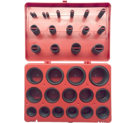 Изображение товара Набор уплотнительных колец МаякАвто 2.9-43.82 мм, в кейсе 382 шт. 30382