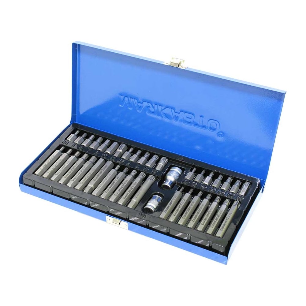 Изображение товара Набор бит SPLINE TORX HEX S2 38 шт в кейсе МаякАвто