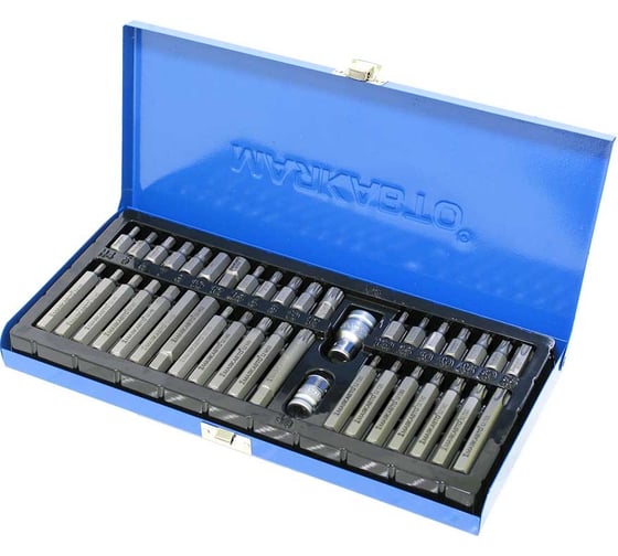 Изображение товара Набор бит SPLINE, TORX, HEX S2, 40 предметов МаякАвто 4401м