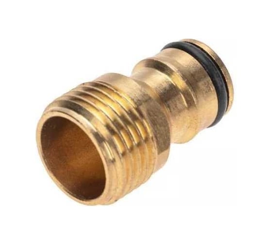 Изображение товара Адаптер латунный 1/2", внешняя резьба ЧЕТЫРЕ СЕЗОНА 62-0276