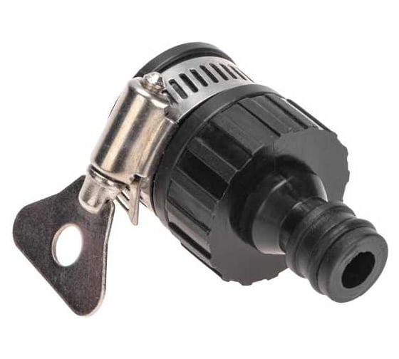 Изображение товара Адаптер пластмассовый 3/4", с внешним хомутом ЧЕТЫРЕ СЕЗОНА 62-0280