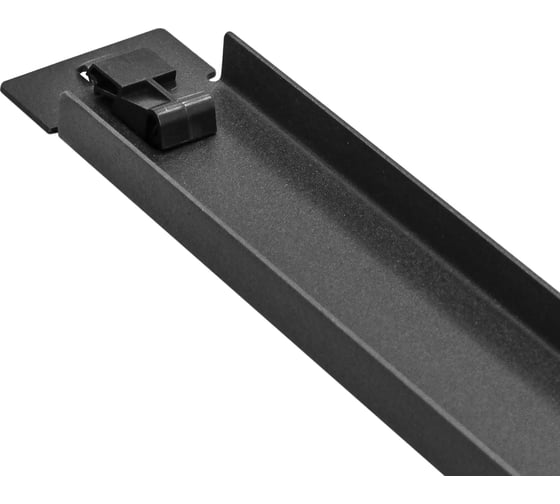 Изображение товара Заглушка фальш-панель ExeGate FP19-1UM-TL 19 1U, металлическая, быстросъемная, цвет черный, RTL " 292879