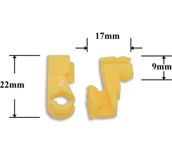 Изображение товара Автокрепеж для Lexus Toyota 10 шт 6929312060, 69293 16080 КрепАвто 0595