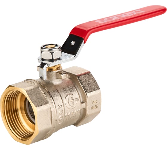 Изображение товара Шаровый кран SANEXT ГОСТ, PN40, Ду 32, ВР 1 1/4" рычаг 8754