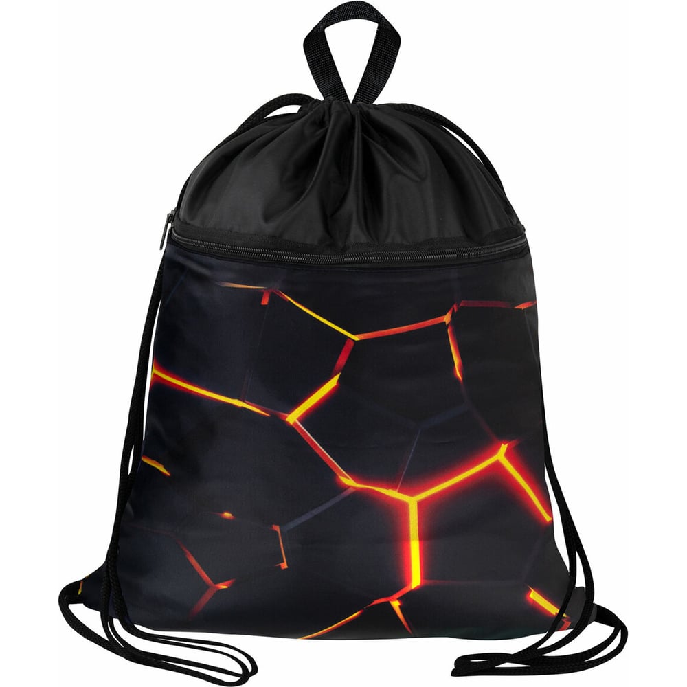 Изображение товара Мешок для обуви BRAUBERG с карманом и ручкой, черный, 49x41 см