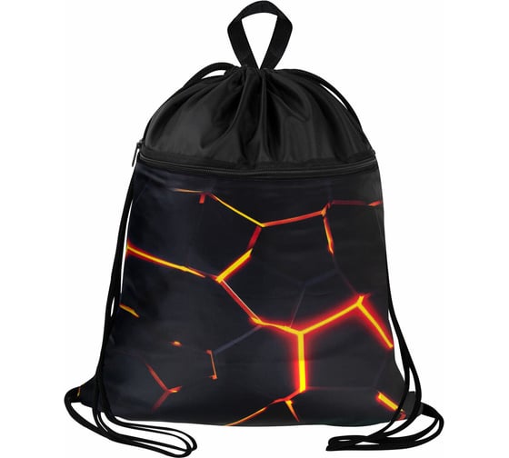 Изображение товара Мешок для обуви BRAUBERG Большой, с ручкой, карман на молнии, сетка, 49x41 см, Keep out 272405