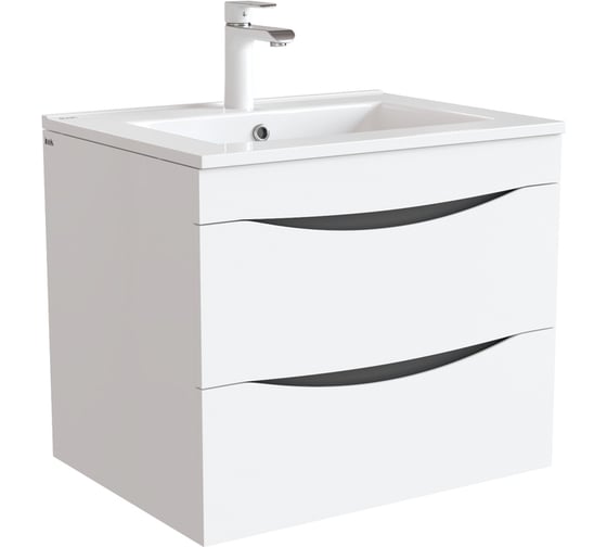 Изображение товара Тумба с умывальником IDDIS Cloud подвесная, 60 см, белая CLO60W0i95K