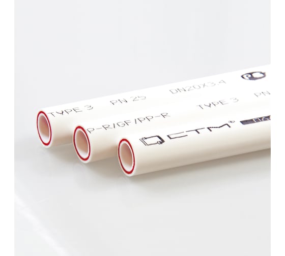 Изображение товара Труба PP-R СТМ ПЛАСТ PN 20, DN 63x10.5, 4 м CPP00063-4