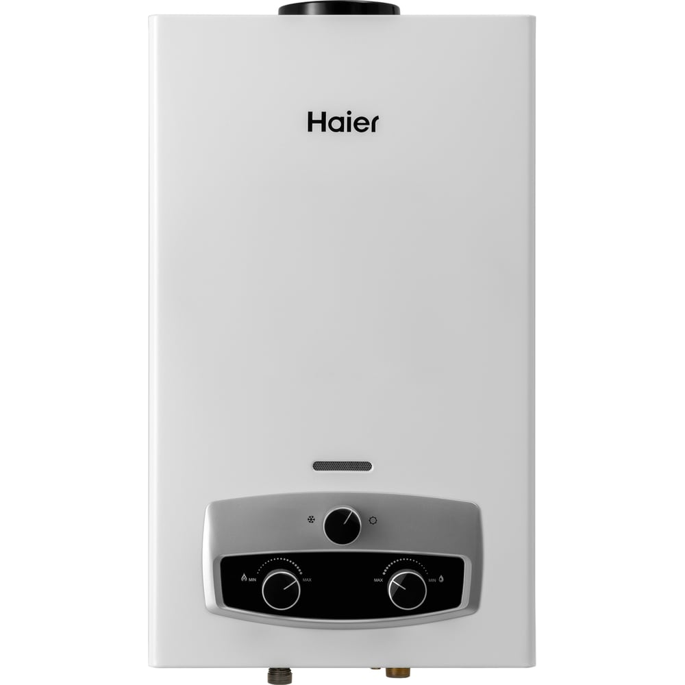 Изображение товара Газовый водонагреватель Haier IGW 10 B GD0FP3E0WRU с дисплеем и автоматическим поджигом