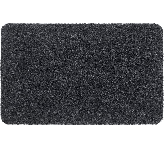 Изображение товара Коврик хлопковый для ванной комнаты HAMAT Аква Люкс 60x100 см, антрацит 591007