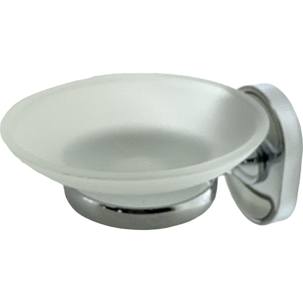 Изображение товара Мыльница Rainsberg глянцевый хром стекло и сплав металлов RG1103