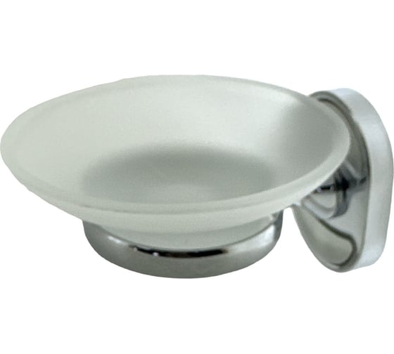 Изображение товара Мыльница Rainsberg глянцевый хром, стекло, силумин RG1103