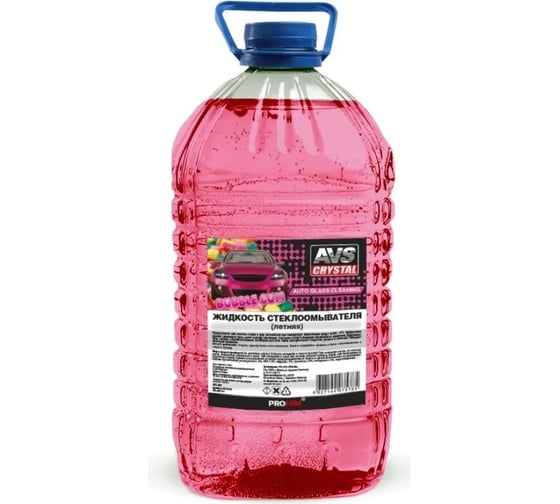 Изображение товара Жидкость стеклоомывателя Прохим лето, BubbleGum/Бабл гам (ПЭТ) 5 л AVS AVK-662 A07578S