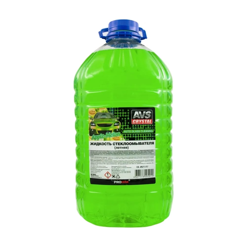 Изображение товара Стеклоомывающая жидкость Прохим AVK-723 A40591S Летняя формула Яблоко-Дыня 5 л