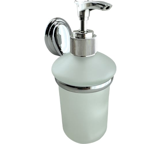 Изображение товара Диспенсер для жидкого мыла Rainsberg хром, 200 мл, настенный RG1017