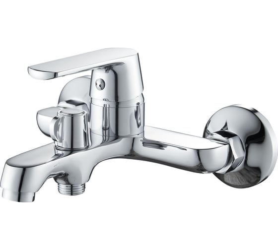 Изображение товара Смеситель для ванны и душа OUTE однорычажный, излив монолитный 110 мм, хром, из латуни T20902