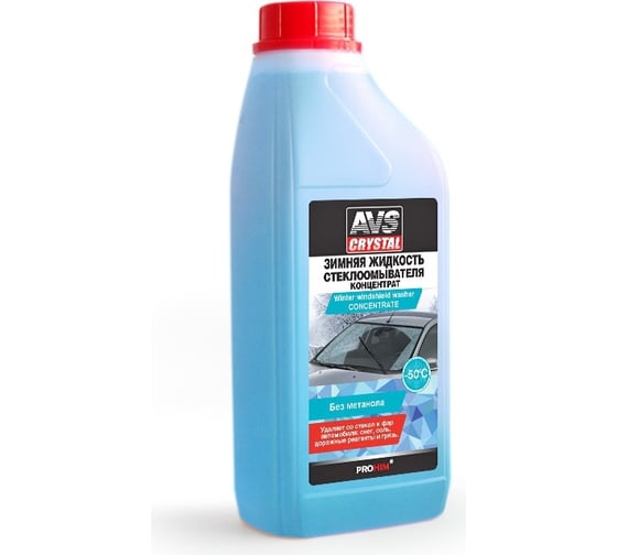 Изображение товара Зимняя жидкость стеклоомывателя Прохим концентрат -50С 1л AVS AVK-400 A07396S